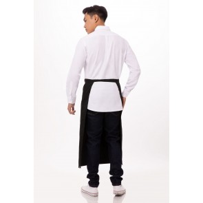 Black Two Pocket 3/4 Apron by Chef Works