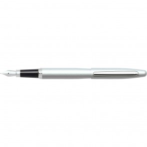 Sheaffer VFM Strobe Silver/Nickel Plated Fountain Pen [Medium Nib](Self-Serve Packaging)