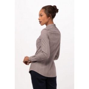 Voce Women Taupe Shirt by Chef Works