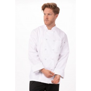 White Bordeaux Chef Jacket by Chef Works