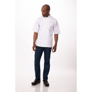 White Volnay Chef Jacket by Chef Works