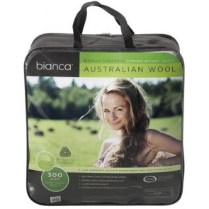 Bianca Woolly Comforts 300GSM Summer Weight Super King Quilt 