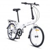 Progear Nomad Folding Bike Pearl White