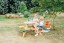 Children's Picnic Table with Coloured Seats