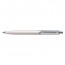 Sentinel White/Chrome Ballpoint Pen (Self-Serve Packaging)