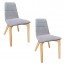 6ixty Terrazzo Chair set in light grey