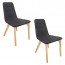 6ixty Terrazzo Chair set in grey