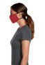 5 Pack Heather Red Reusable V.I.T Shaped Face Mask by Chef Works