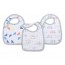 Leader Of The Pack 3-pack Classic Snap Bibs
