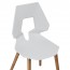 6ixty tech Chair White