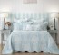 Bianca Florence Blue Bedspread Set 
