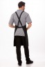 Cross Over Black Bib Apron by Chef Works
