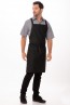 Cross Over Black Bib Apron by Chef Works