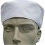 White Flat Top Chef Hat