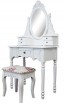Living Good Dressing Table 5 Drawers with Mirrors & Stool 03