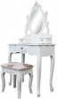 Living Good Dressing Table Large with Mirror & Stool 03