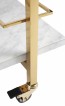 Franklin Drinks Trolley - White/Gold