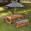 Kidkraft Outdoor Table & Chair Set with Cushions & Umbrella