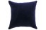 Navy Blue Velvet Sea Shell Cushion