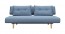 6ixty Rio 3 Seater Sofa Bed - Teal
