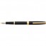 Sagaris Gloss Black/Gold Tone Trim Fountain Pen [Medium Nib]