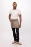 Taupe Seattle Half Bistro Apron by Chef Works