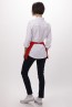 Three Pocket Red Waist Apron by Chef Works