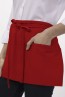 Three Pocket Red Waist Apron by Chef Works