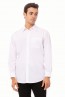 White Basic Men Dress Shirt by Chef Works