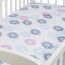 Pretty Pink Muslin Fitted Cot Sheet