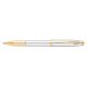 Sheaffer 100 Chrome/Gold Trim Plate Rollerball Pen (Self-Serve Packaging)