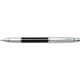 Sheaffer 100 Glossy Black Barrel with Brushed Chrome Cap Rollerball Pen