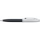 Sheaffer 100 Glossy Black/Chrome/Nickel Plated Ballpoint Pen