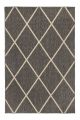 Fab Rugs Tucson Grey Diamond Pattern Polypropylene Outdoor Rug