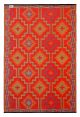 Lhasa Orange and Violet Outdoor Rug