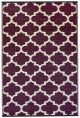 Tangier Plum and White Outdoor Rug by FAB Rugs