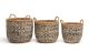 Ebony Handmade Seagrass & Jute Basket by Fab Habitat