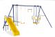 5 Unit Metal Swing with Slide