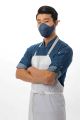 6 Pack Indigo Blue Skild Series FC2 Face Covering by Chef Works