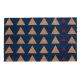 Fab Rug Triad Coir Door Mat Dark Blue