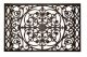 Floral Iron Doormat