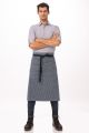 Indigo Blue Portland Bistro 3/4 Apron by Chef Works