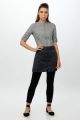Largo Charcoal Half Bistro Apron by Chef Works