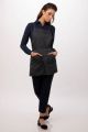 Largo Charcoal Short Bib Apron by Chef Works