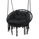 Lifespan Kids Hammock Hanging Swing Chair with Cushions in Black