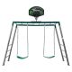 Lifespan Kids Stanley Commerical Steel Monkey Bars with Anchor Kit and Basketball Ring