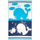Little Portico's Sea Blue Family Indoor/Outdoor Kids Rug