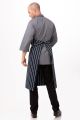 Navy With Chalk Stripe English Chef Apron by Chef Works