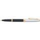 Sheaffer Sagaris Black/Chrome/Gold Tone Trim Rollerball Pen