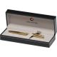Sagaris Fluted Gold/Gold Tone Trim Ballpoint Pen